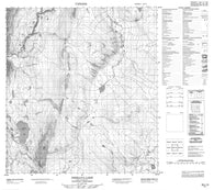 095J15 Peekaya Lake Canadian topographic map, 1:50,000 scale