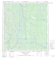 095J Camsell Bend Canadian topographic map, 1:250,000 scale