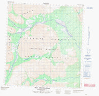 095K05 Bell Heather Lake Canadian topographic map, 1:50,000 scale