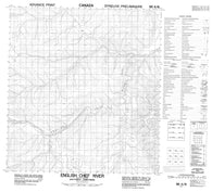 095K09 English Chief River Canadian topographic map, 1:50,000 scale