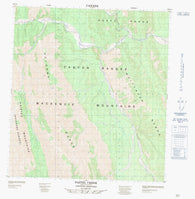 095K14 Pastel Creek Canadian topographic map, 1:50,000 scale