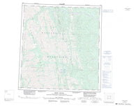 095K Root River Canadian topographic map, 1:250,000 scale