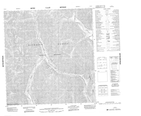 095L02 No Title Canadian topographic map, 1:50,000 scale