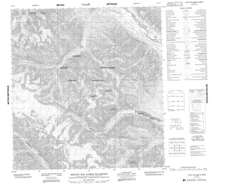 095L04 Mount Sir James Macbrien Canadian topographic map, 1:50,000 scale