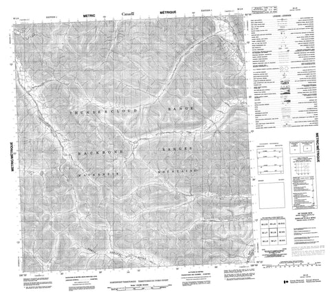 095L08 No Title Canadian topographic map, 1:50,000 scale