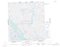 095L Glacier Lake Canadian topographic map, 1:250,000 scale