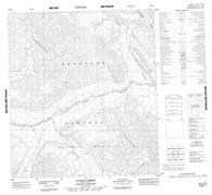 095M11 Lukas Creek Canadian topographic map, 1:50,000 scale