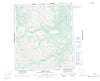 095M Wrigley Lake Canadian topographic map, 1:250,000 scale