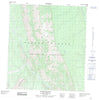 095N03 Dusky Range Canadian topographic map, 1:50,000 scale