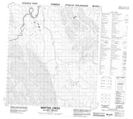 095N05 Marten Creek Canadian topographic map, 1:50,000 scale