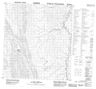 095N06 No Title Canadian topographic map, 1:50,000 scale