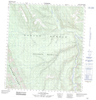 095N13 No Title Canadian topographic map, 1:50,000 scale