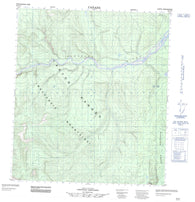 095N14 No Title Canadian topographic map, 1:50,000 scale