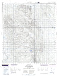 095O06 Mount Kindle Canadian topographic map, 1:50,000 scale