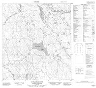 095O10 Nothaykay Lake Canadian topographic map, 1:50,000 scale