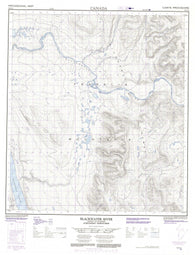 095O13 Blackwater River Canadian topographic map, 1:50,000 scale