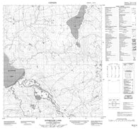 095O15 Notseglee Lake Canadian topographic map, 1:50,000 scale