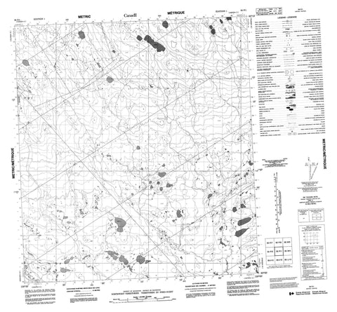 095P01 No Title Canadian topographic map, 1:50,000 scale