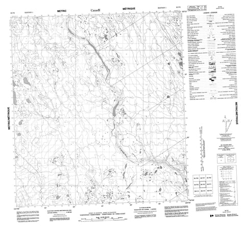 095P02 No Title Canadian topographic map, 1:50,000 scale