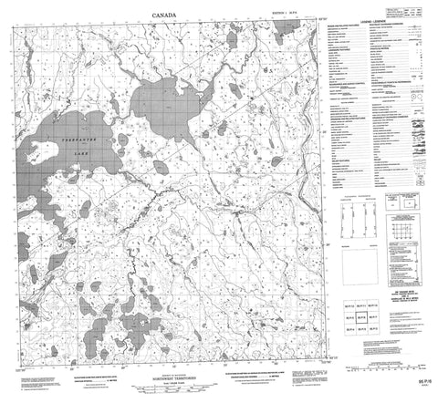 095P06 No Title Canadian topographic map, 1:50,000 scale