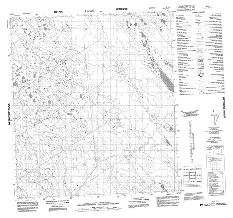 095P08 No Title Canadian topographic map, 1:50,000 scale