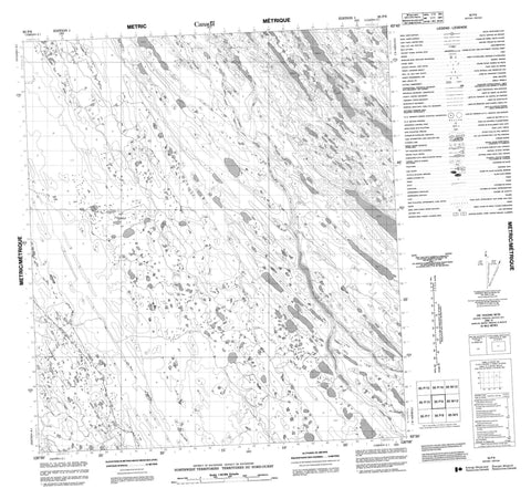 095P09 No Title Canadian topographic map, 1:50,000 scale