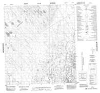 095P11 No Title Canadian topographic map, 1:50,000 scale