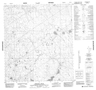 095P12 Shegonla Hills Canadian topographic map, 1:50,000 scale