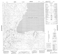 095P13 No Title Canadian topographic map, 1:50,000 scale