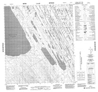 095P14 No Title Canadian topographic map, 1:50,000 scale