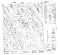 095P15 No Title Canadian topographic map, 1:50,000 scale