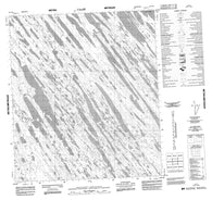 095P16 No Title Canadian topographic map, 1:50,000 scale