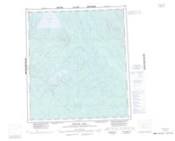 095P Keller Lake Canadian topographic map, 1:250,000 scale
