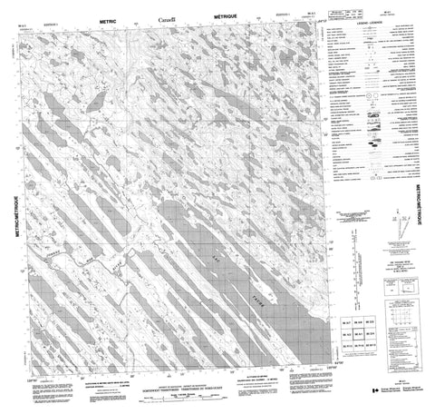 096A01 No Title Canadian topographic map, 1:50,000 scale