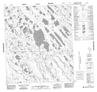 096A02 No Title Canadian topographic map, 1:50,000 scale