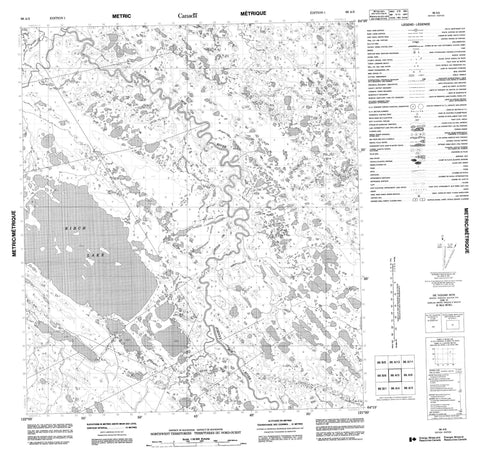 096A05 No Title Canadian topographic map, 1:50,000 scale