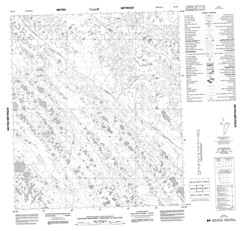 096A06 No Title Canadian topographic map, 1:50,000 scale