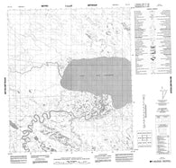 096A12 No Title Canadian topographic map, 1:50,000 scale