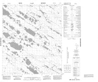 096B10 No Title Canadian topographic map, 1:50,000 scale