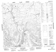 096D09 Ration Creek Canadian topographic map, 1:50,000 scale