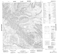 096D13 No Title Canadian topographic map, 1:50,000 scale