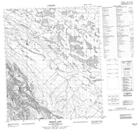 096D15 Mirror Lake Canadian topographic map, 1:50,000 scale