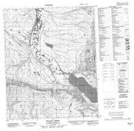 096E10 Dillon Creek Canadian topographic map, 1:50,000 scale