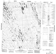 096F10 Tetso Lake Canadian topographic map, 1:50,000 scale