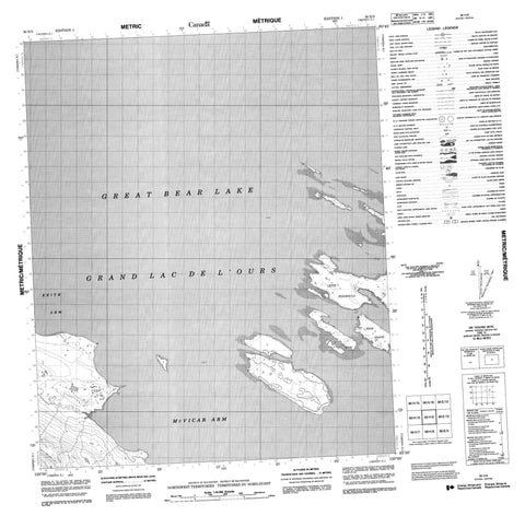 096H09 No Title Canadian topographic map, 1:50,000 scale