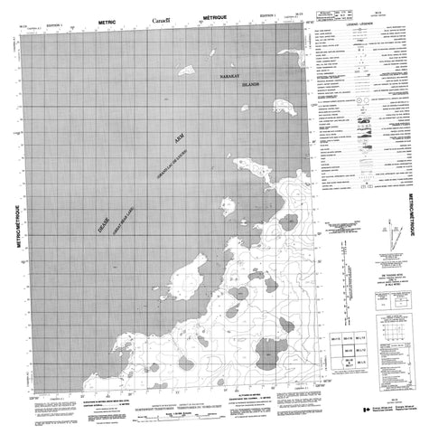 096I09 No Title Canadian topographic map, 1:50,000 scale