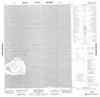 096J08 Ekka Island Canadian topographic map, 1:50,000 scale