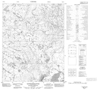 096J11 Katseyedie River Canadian topographic map, 1:50,000 scale