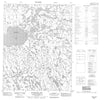 096J12 Kilekale Lake Canadian topographic map, 1:50,000 scale