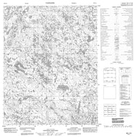 096J15 No Title Canadian topographic map, 1:50,000 scale